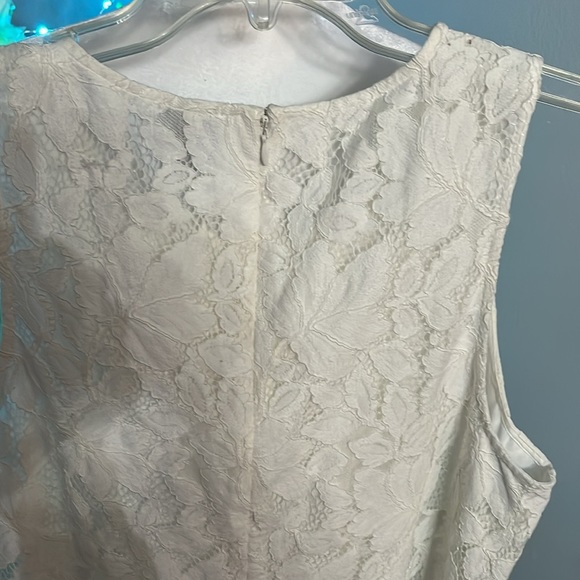 CeCe white dress, size medium. - Picture 3 of 6